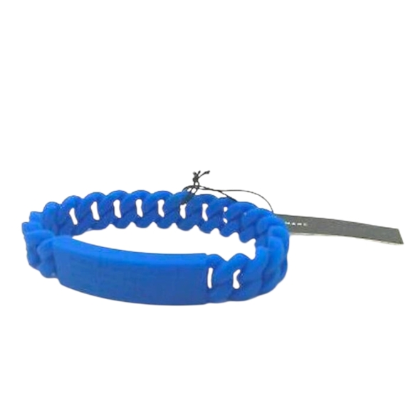 Marc By Marc Jacobs Silicone Bracelet Electric Blue NWT - Picture 1 of 6